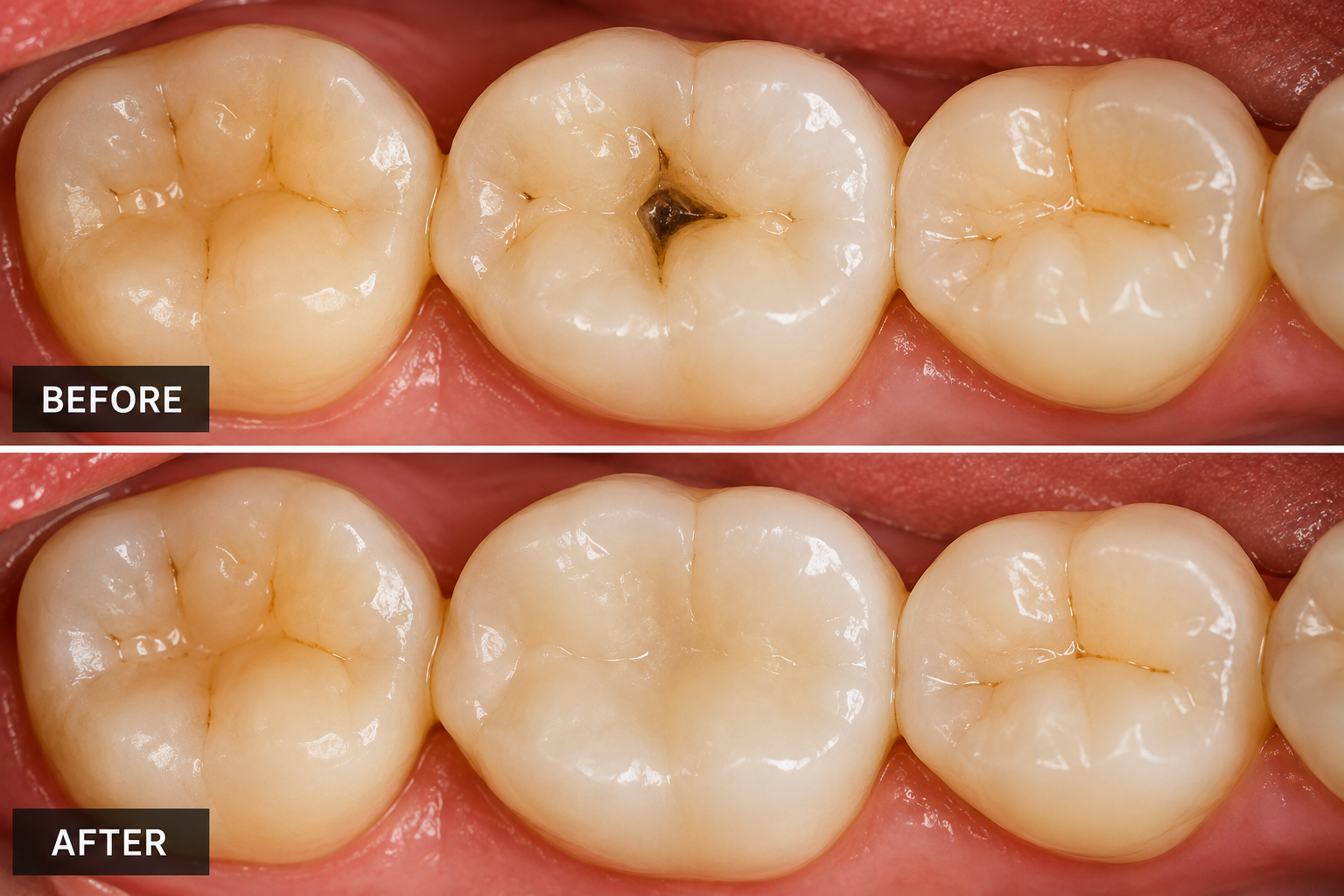 Tooth colored fillings