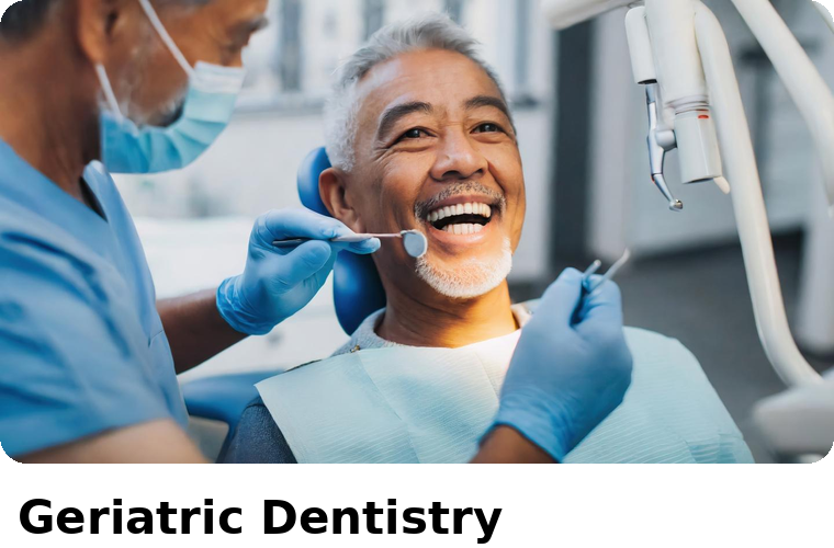 Geriatric dentistry care for senior patients