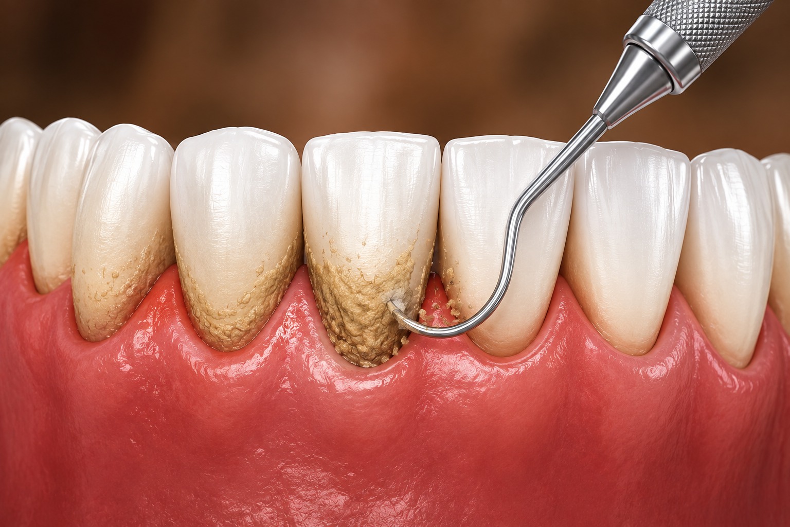 Scaling and root planing for gum health