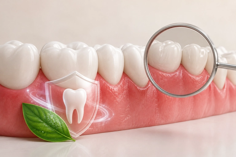 Gum and oral health care for elderly patients